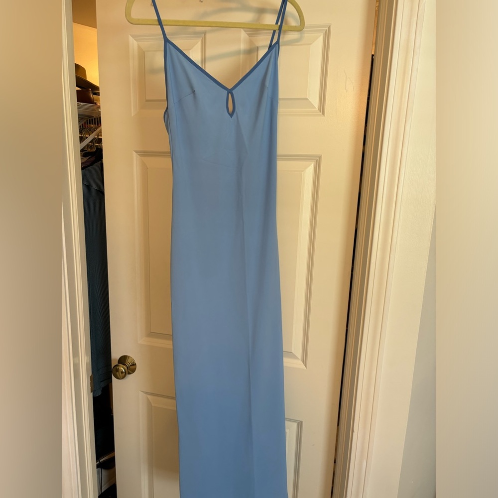 Abercrombie & Fitch Light Blue Strapless Dress